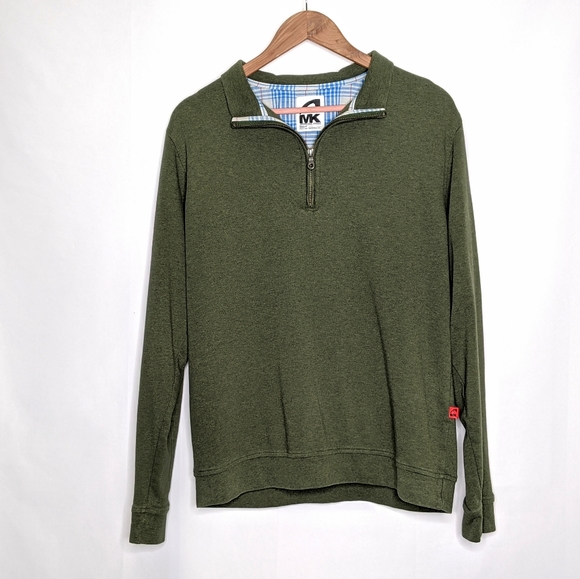 MK Mountain khakis 3/4 zip Pullover sweatshirt Med - Picture 5 of 9